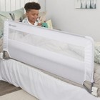 Safety 54    Extra Long Bed Rail Guard For Toddlers  Swing Down 54-inch  White