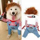 Pet Party Fancy Costume Chucky Dog Cat Pet Funny Costume Deadly Doll Pet Cosplay