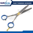 Pet Dog Cat Grooming Hair Thinning Scissors Shears 5 5  Blue Finger Holes German