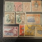 Stock Card Of Jamaica Stamps Commonwealth Gvi To Qe2 Nice Used Selection