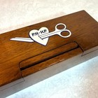 Vintage Wooden Sewing Box Ribbon Thread Dispenser Storage Heart Hp Ph Fraternal