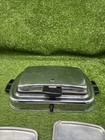 Vintage Westinghouse Waffle Maker W grill Inserts Stc-54 Chrome    S1
