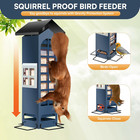Metal Bird Feeder Squirrel Proof 6 2 Lbs Large Capacity Wild Bird Feeders For Ou