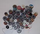 Vintage Molnlycke Thread   Wood Sewing Thread Spools Lot Of 50