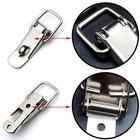 8 Pcs Stainless Steel 90 Degree Spring Toggle Lock With Clasp Buckle Latch