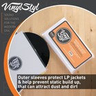 Vinyl Styl   Vs-p-006 12 Inch Outer Record Sleeves - Open Top - 100 Count -  clea