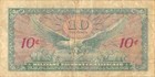 Usa   Mpc  10  Cents  1964  Series  641  Plate   65  Circulated Banknote Iii