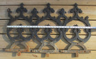 Vintage Architectural Ornamental Cast Iron Widows Walk Patio Fence Salvage    Dk