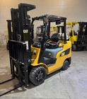 2020 Caterpillar 2c6000 6000 Lb 3 Stage Mast 48  Forks 878 Hours   Side Shifter