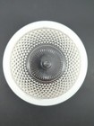 Vintage 1960 s Puritan Ceiling Light Fixture Glass Drum Shade Globe 5  Fitter