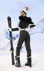 Brand New Women   s Winter Ski Suit Snowsuit Waterproof Fur Collar Jumpsuit Coat M