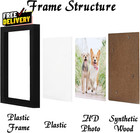 12x12 Picture Frame Set Of 2 Black Square Photo Frames High Transparent Wall   