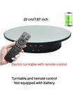 360   Rotating Display Stand Electric Motorized Jewelry Photography Turntable