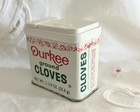 Vintage Durkee Ground Cloves Metal Spice Tin Container 1 1 4 Oz Empty Usa