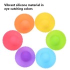 12 Silicone Cake   Muffin Cupcake Liners    reusable Baking Cups   Chocolate Molds