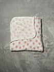 Modern Moments Baby Swadle Blanket Pink Polka Dots Circle Soft White Jersey Knit