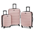 Samsonite Omni 3 Piece Hardside Luggage Nested Spinner Set  20  24  28   Pink