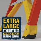 Werner 4 Ft  Fiberglass Platform Step Ladder  8 Ft  Height  300lb  Load Capacity