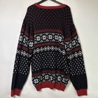 Junk Food Star Wars Kylo Ren Ugly Christmas Sweater Mens 3xl Black Red Fair Isle