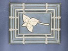 Pewabic Tile Wall Hanging  Trillium  Detroit  Arts And Crafts  Mission Style
