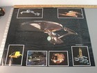 Star Trek Poster Crest Prell Promotional Print Starship Enterprise Klingon 1979