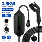15ft Portable Ev Charger 8 10 13 16 Amp Output Nema 6-20 Plug J1772 Ip66 Level 1