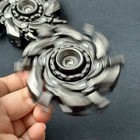 Metal Mechanical Fidget Spinner Alloy Hand Edc Gadget Stress Relief Desk Focus