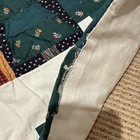 Hand Quilted Christmas Village Lodge Winter Patchwork Quilt Wall Hanging 55x46