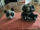 Panda Figure Liquor Decanter 1972 Ezra Brooks Heritage China Bottle