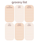 Grocery List - Printable Pdf