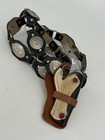 Vintage Hubley Pal Toy Cap Gun 6  With Leather Western Belt   Holster