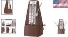 Classic Wind-up Mechanical Metronome - Wood Grain  Auditory Precision 40-208 Bpm