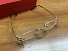 Cartier C Decor Optical Rimless Gold Unisex Eyeglasses