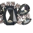 Women Crystal Shoe Clips Removable Rhinestone Shoe Buckles Shoe Accessories A
