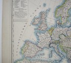 Europe Europa 1871 Heinrich Kiepert Handatlas 4 Large Antique Map 24x19