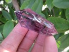 12 Sided Natural Amethyst Vogel Style Quartz Crystal  Dt Wand Superb 27 2g