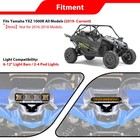 Weisen For Yamaha Yxz1000r Front Hood Led Light Bar Pod Light Mounts 2019-2025