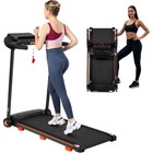 New 2 5hp Folding Treadmill  Incline  Heart Rate  Bluetooth  300lb Capacity Home