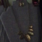 Paparazzi Silver Tone Metal Jewelry Set Necklace   Earrings No Stone