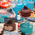 Silicone Shark Fin Ice Cube Tray  100  Food Grade  Bpa-free Sharkweek Shark Gift