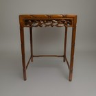 Chinoiserie Hand Carved Asian Wood Nesting Tables   Set Of 3 Stacking Tables