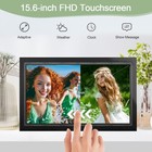15 6 Inch Large Frameo Digital Photo Frame Wifi  32gb  1920   1080 Ips Hd Touch