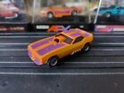 Aurora Afx Plymouth Cuda Funny Orange Purple 2 Bars Slot Car  1758 Complete Case