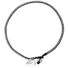 4ocean Braided Bracelet Great White Shark Edition - Black White