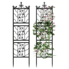 Winston Porter 76 8   Iron Gothic Garden Trellis