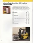 Caterpillar Lift Truck Line Guide Sales Brochure Cecbo169-01 Forklifts Icszc9