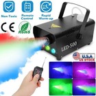 400w Fog Machine Rgb Led Dj Fogger Remote Control Party Stage Smoke