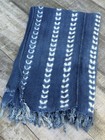 Vintage African Indigo Denim Shibori Mudcloth 60    L X 41    W Textile   No  119