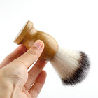 Shaving Brush Synthetic Badger Hair Wood Handle stainless Steel Shaving Stand An