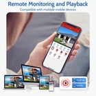 2-pack 1080p Hd Wired Bullet Security Cameras  Day night Vision  White  3 6mm